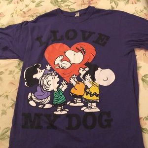 Snoopy I Love My Dog tee